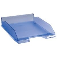 Exacompta Briefablage Classic 11310D Polystyrol 500 Blatt Blau, Transparent 65 x 25,5 x 34,6 cm 6 Stück