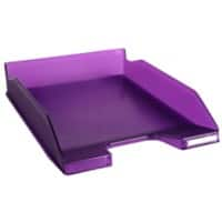 Exacompta Briefablage Classic 11319D Polystyrol 500 Blatt Violett, Transparent 65 x 25,5 x 34,6 cm 6 Stück