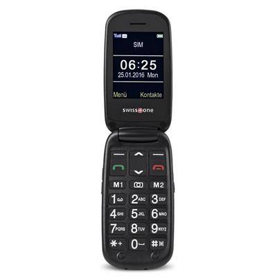 Swisstone BBM 625 0,3 Megapixel 6,1 cm (2,4 Zoll) MiniSIM Mobiltelefon Mobiltelefon Silber