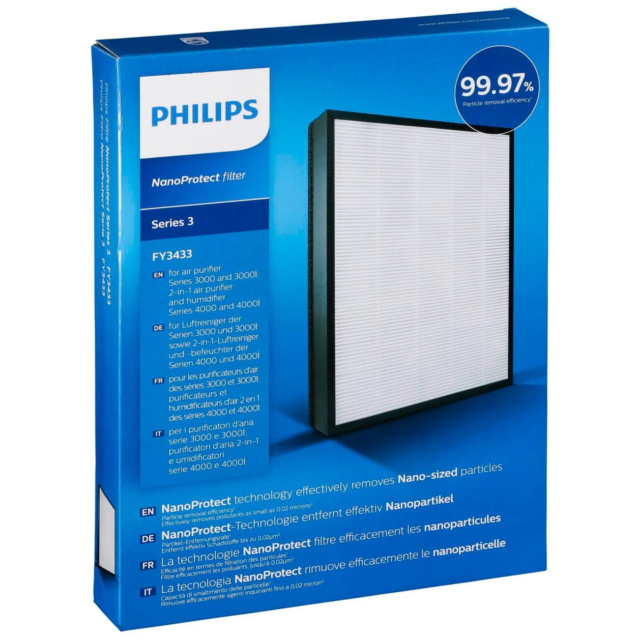 Philips Luftreinigerfilter NanoProtect HEPA-Filter