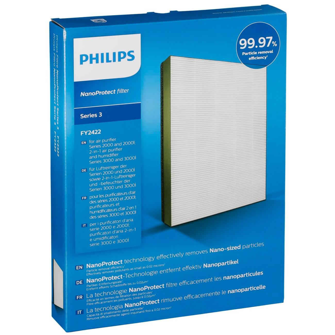 Philips Luftreinigerfilter FY 242230 HEPA 3 Nano Protect-Filter