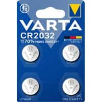 VARTA Knopfzellen CR2032 4 Stück