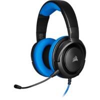 Corsair HS35 Stereo Gaming-Kopfhörer Verkabelt Kopfbügel Geräuschunterdrückung mit Mikrofon Blau mit Mikrofon