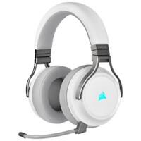Corsair Virtuoso Wireless Gaming-Kopfhörer Verkabelt / Kabellos Kopfbügel Weiß mit Mikrofon USB