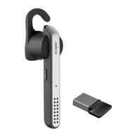 Jabra Kopfhörer Kabellos Unter dem Ohr Noise Cancelling Schwarz, Silber mit Mikrofon Bluetooth USB