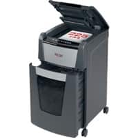 Rexel Optimum AutoFeed+ 225M Automatischer Aktenvernichter Mikroschnitt Sicherheitsstufe P-5 225 Blatt Automatisch & 8 Blatt Manuell