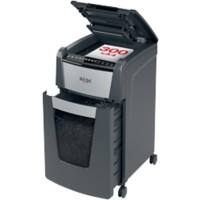 Rexel Optimum AutoFeed+ 300M Automatischer Aktenvernichter Mikroschnitt Sicherheitsstufe P-5 300 Blatt Automatisch & 8 Blatt Manuell