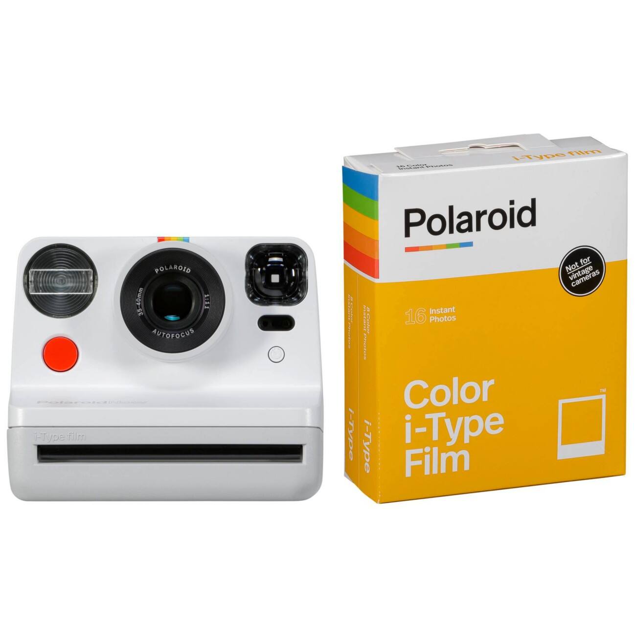 Polaroid Instant Kamera NOW Everything Box Weiß