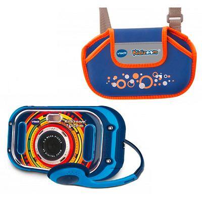 VTech Kamera Kidizoom Touch 5.0 + Tasche Blau