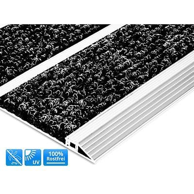 Fußmatte Professional Line Select Mat Ribbed Anthrazit Aluminium, Polypropylen 420 x 600 mm