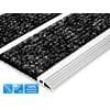 Fußmatte Professional Line Select Mat Ribbed Anthrazit Aluminium, Polypropylen 500 x 800 mm