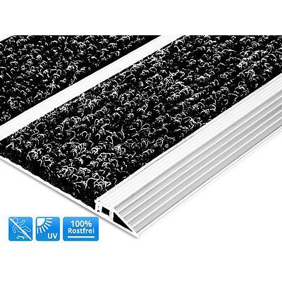 Fußmatte Professional Line Select Mat Ribbed Anthrazit Aluminium, Polypropylen 500 x 800 mm