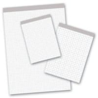 Ursus Style Notizblock DIN A4 Kariert Geheftet Papier Weiß Perforiert 200 Seiten Pack 5