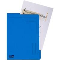 Exacompta Klemmmappe 48122E CleanSafe A4 Blau Karton 5 Stück