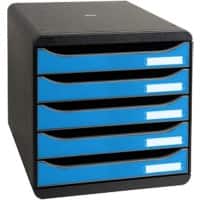 Exacompta Schubladenbox 3097100D Clean'Safe A4+ Kunststoff Blau 27,8 x 34,7 x 27,1 cm
