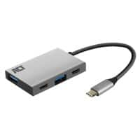 ACT USB-Hub AC7070 USB-C zu USB-A, USB-C