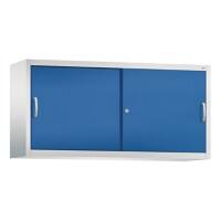 C+P Aufsatzschrank H790xB1600xT400mm Korpus Lichtgrau Fronten Enzianblau Anzahl Fächer: 2