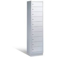C+P Laptopschrank Evolo H1800xB420xT500mm Korpus Lichtgrau Fronten Lichtgrau