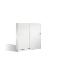 C+P Schiebetürenschrank Acurado H1600xB1600xT500mm Korpus Lichtgrau Fronten Lichtgrau Anzahl Fächer: 4