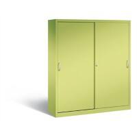 C+P Schiebetürenschrank Acurado H1950xB1600xT500mm Korpus Viridingrün Fronten Viridingrün Anzahl Fächer: 8