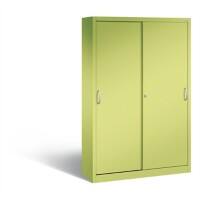 C+P Schiebetürenschrank Acurado H1950xB1200xT400mm Korpus Viridingrün Fronten Viridingrün Anzahl Fächer: 4