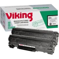 Viking Kompatible HP 85A Tonerkartusche CE285AD Schwarz Duopack 2 Stück