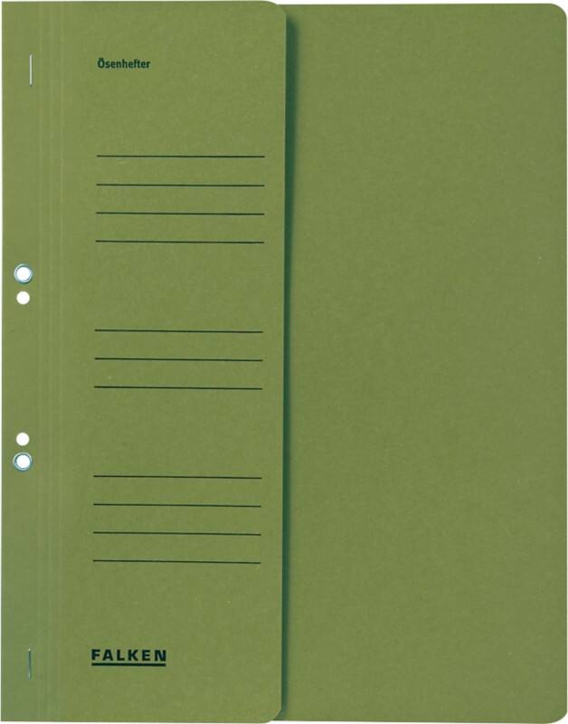 Falken Ösenhefter DIN A4 Grün Manila 250 g/m²