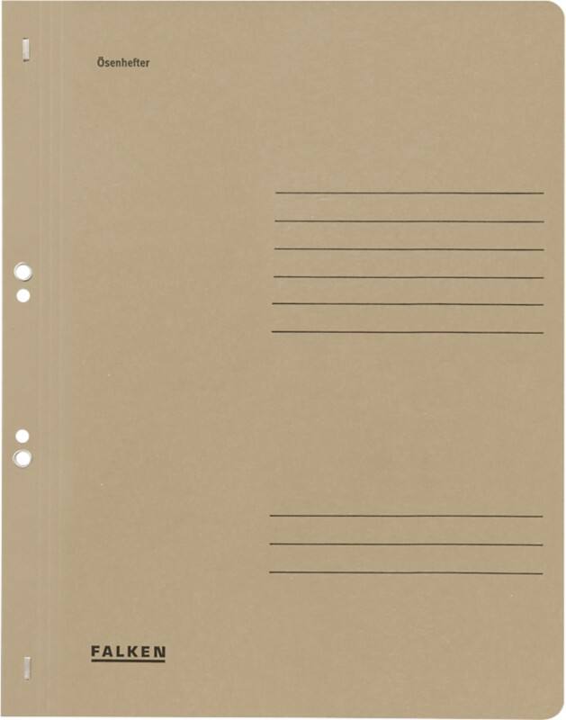 Falken Ösenhefter 80003916001F DIN A4 Manila 24 (B) x 32 (H) cm Grau