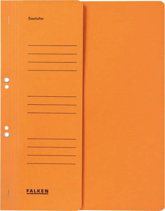 Falken Ösenhefter 80000516001F DIN A4 Manila 24 (B) x 32 (H) cm Orange