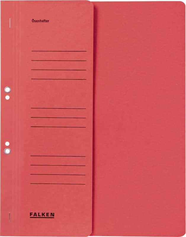 Falken Ösenhefter 80003817001F DIN A4 Manila 24 (B) x 32 (H) cm Rot