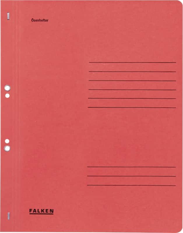 Falken Ösenhefter DIN A4 Rot Manila 250 g/m²