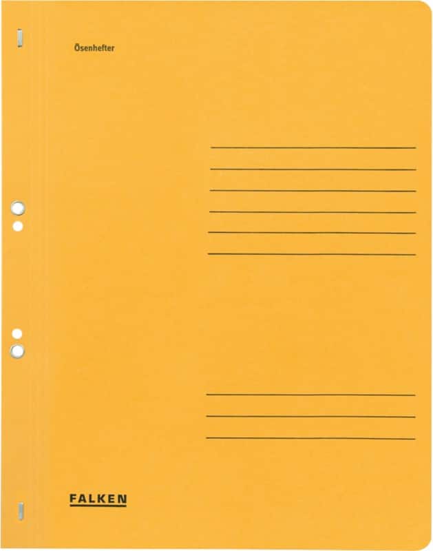 Falken Ösenhefter 80003908001F DIN A4 Manila 24 (B) x 32 (H) cm Gelb