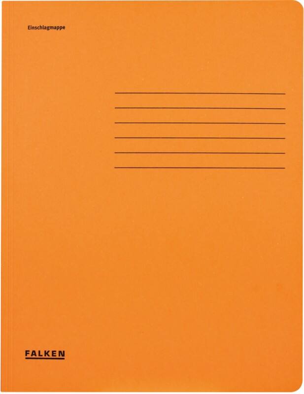 Falken Klappenordner 448009E DIN A4 24 x 32 cm Manila Orange
