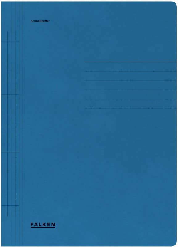 Falken Schnellhefter DIN A4 Blau Manila Recycled 250 g/m²  