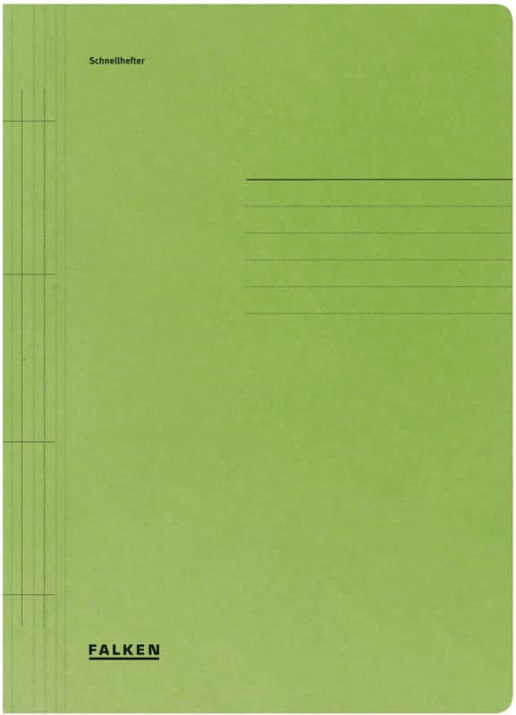 Falken Schnellhefter DIN A4 Grün Manila Recycled 250 g/m²  