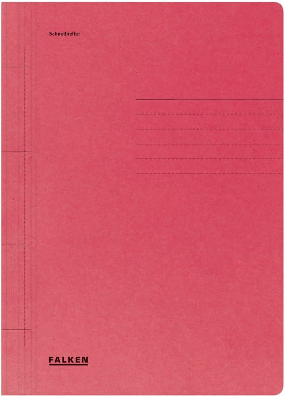 Falken Schnellhefter DIN A4 Rot Manila Recycled 250 g/m²  