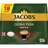 Jacobs Crema-Kaffeepads Stark 18 Stück à 6,5 g