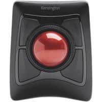 Kensington Expert Dual Kabellose Ergonomische Trackball-Maus K72359WW Optisch Scroll Ring Für Rechts- und Linkshänder Bluetooth/USB-A Nano Receiver Schwarz
