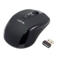 LogiLink Kabellose Optische USB Mini Maus Schwarz
