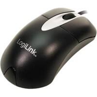 LogiLink Optische USB Kabelgebundene Maus 1.5 m Kabel Schwarz