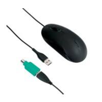 Targus AMU30EUZ Optische USB Kabelgebundene Maus 1.8 m Kabel Beidhändig Schwarz