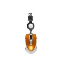 Verbatim Go Mini 49023 Optische USB Mini Kabelgebundene Maus 0.8 m Kabel Orange