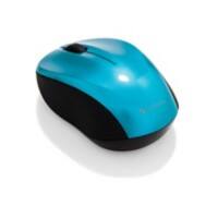 Verbatim Go Nano 49044 Kabellose Optische USB Nano Maus Beidhändig Caribbean Blau
