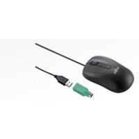 Fujitsu M530 Laser USB Kabelgebundene Maus für Rechtshänder 1.85 m Kabel Schwarz