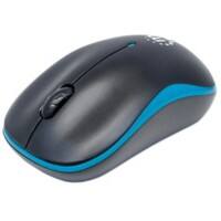 Manhattan Kabellose Optische USB Maus Blau Schwarz