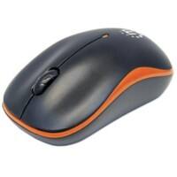 Manhattan Kabellose Optische USB Maus Orange, Schwarz
