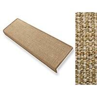 Floordirekt Step Stufenmatte Sylt Sisal Kork-Braun 235 x 650 mm Rechteckig