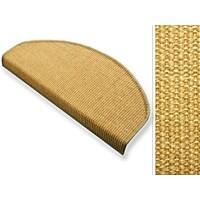 Floordirekt Step Stufenmatte Sylt Sisal Natur 235 x 650 mm Halbrund