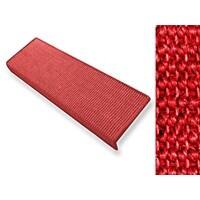 Floordirekt Step Stufenmatte Sylt Sisal Rot 235 x 650 mm Rechteckig