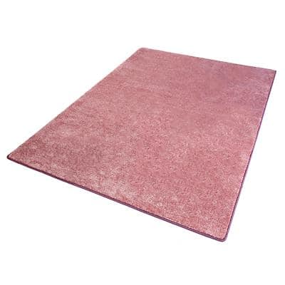 Floordirekt Step Velours-Teppich Therapy Polypropylen, Filz Pink 800 x 2500 mm
